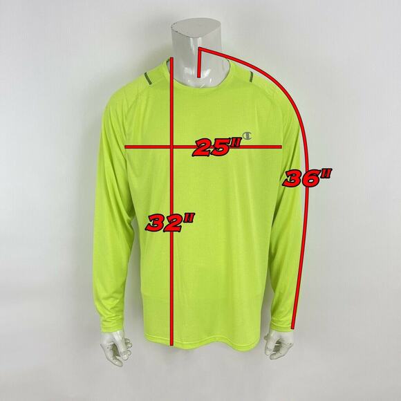 Champion Vapor Neon Reflective Jogging Training XL - Picture 2 of 9